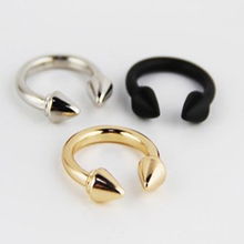 歐美夸張潮人哥特式朋克鉚釘箭頭食指戒指女指環飾品批發廠家直銷，引領個性時尚潮流